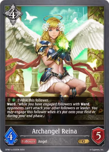 Archangel Reina (GFB01a-032EN), Guide to Glory — Shadowverse card price