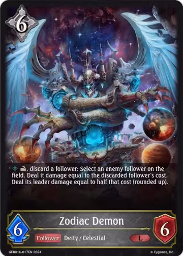 Zodiac Demon (GFB01b-017EN), Guide to Glory — Shadowverse card price
