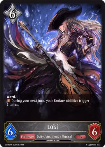 Loki (GFB01c-008EN) (GFB01c-008EN), Guide to Glory — Shadowverse card price