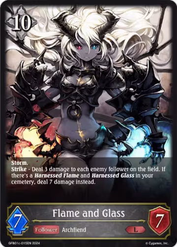 Flame and Glass (GFB01c-015EN), Guide to Glory — Shadowverse card price