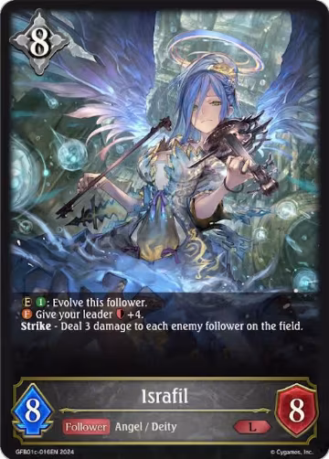 Israfil (GFB01c-016EN), Guide to Glory — Shadowverse card price
