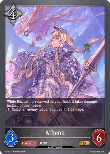Athena (GFB01c-024EN) (GFB01c-024EN), Guide to Glory — Shadowverse card price