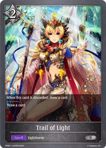 Trail of Light (GFB01c-052EN), Guide to Glory — Shadowverse card price