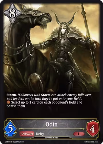 Odin (GFB01d-008EN) (GFB01d-008EN), Guide to Glory — Shadowverse card price