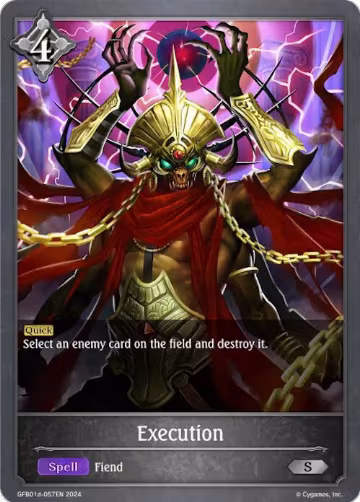 Execution (GFB01d-057EN) (GFB01d-057EN), Guide to Glory — Shadowverse card price