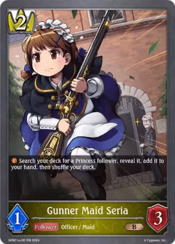 Gunner Maid Seria (GFB01a-061EN), Guide to Glory — Shadowverse card price
