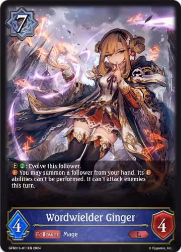 Worldwielder Ginger (GFB01b-011EN), Guide to Glory — Shadowverse card price