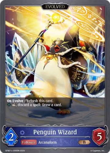 Penguin Wizard (Evolved) (GFB01c-055EN), Guide to Glory — Shadowverse card price