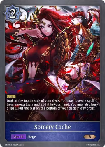 Sorcery Cache (GFB01c-059EN), Guide to Glory — Shadowverse card price
