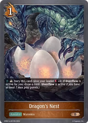 Dragon's Nest (GFB01d-061EN), Guide to Glory — Shadowverse card price