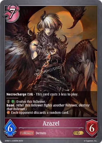Azazel (GFB01c-030EN), Guide to Glory — Shadowverse card price
