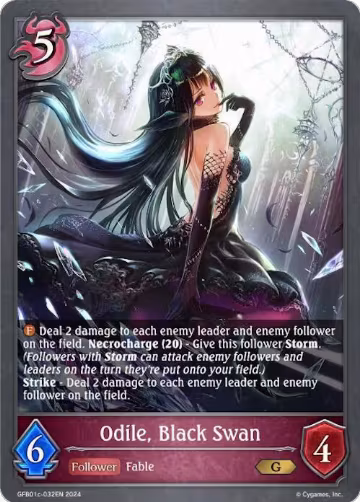 Odile, Black Swan (GFB01c-032EN), Guide to Glory — Shadowverse card price
