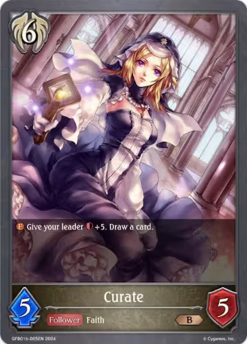 Curate (GFB01b-065EN) (GFB01b-065EN), Guide to Glory — Shadowverse card price