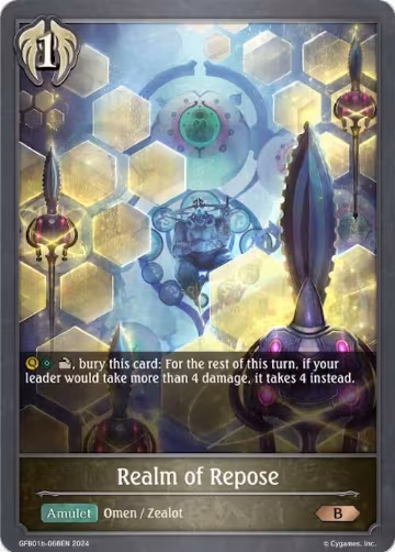 Realm of Repose (GFB01b-068EN) (GFB01b-068EN), Guide to Glory — Shadowverse card price