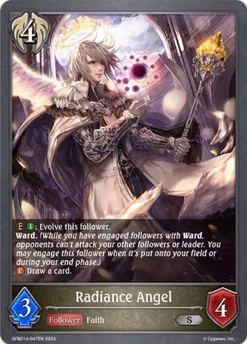 Radiance Angel (GFB01d-047EN), Guide to Glory — Shadowverse card price