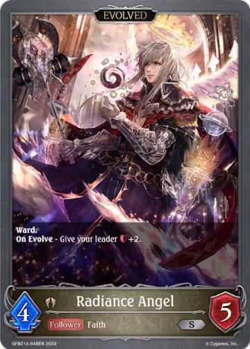 Radiance Angel (Evolved) (GFB01d-048EN), Guide to Glory — Shadowverse card price