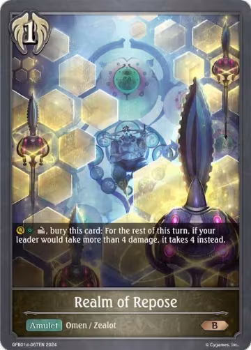 Realm of Repose (GFB01d-067EN), Guide to Glory — Shadowverse card price