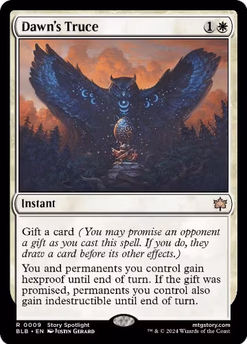Dawn's Truce (9), Bloomburrow — Magic card price