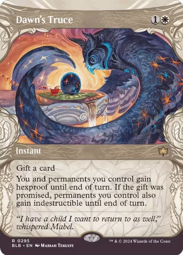 Dawn's Truce (Showcase) (295), Bloomburrow — Magic card price
