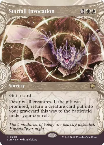 Starfall Invocation (Showcase) (298), Bloomburrow — Magic card price