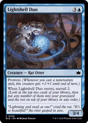Lightshell Duo (56), Bloomburrow — Magic card price