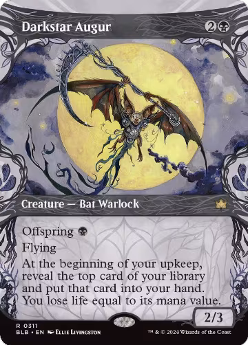 Darkstar Augur (Showcase) (311), Bloomburrow — Magic card price