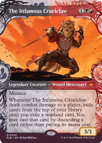 The Infamous Cruelclaw (Showcase) (334), Bloomburrow — Magic card price