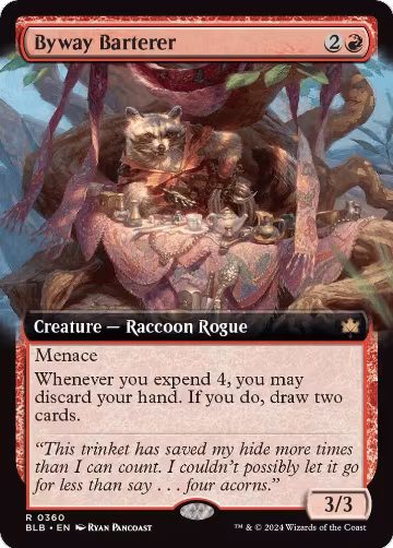 Byway Barterer (Extended Art) (360), Bloomburrow — Magic card price