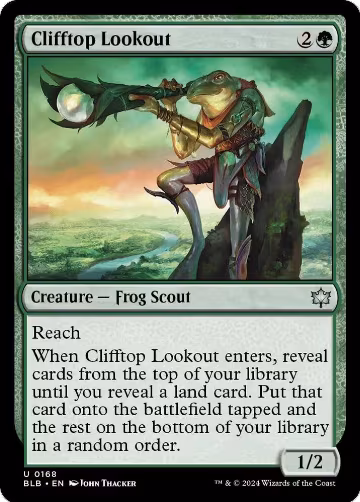 Clifftop Lookout (168), Bloomburrow — Magic card price