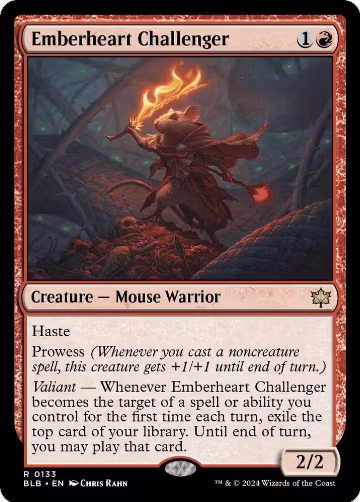 Emberheart Challenger (133), Bloomburrow — Magic card price