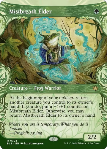 Mistbreath Elder (Showcase) (323), Bloomburrow — Magic card price