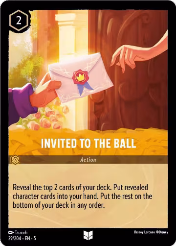 Invited to the Ball (29/204), Shimmering Skies — Lorcana card price