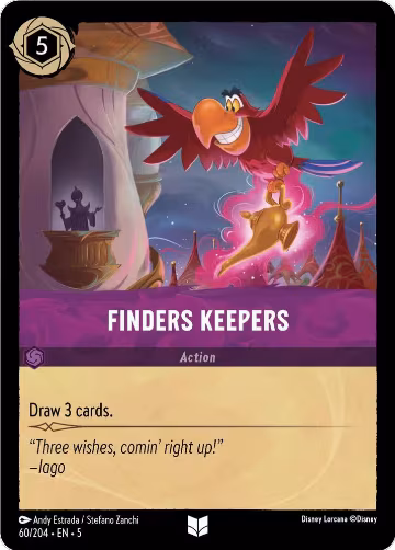 Finders Keepers (60/204), Shimmering Skies — Lorcana card price