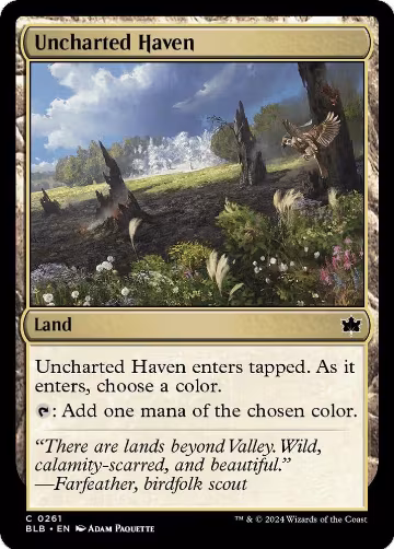 Uncharted Haven (261), Bloomburrow — Magic card price