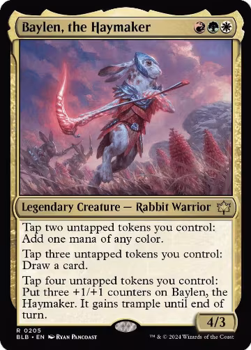 Baylen, the Haymaker (205), Bloomburrow — Magic card price