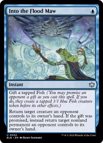 Into the Flood Maw (52), Bloomburrow — Magic card price