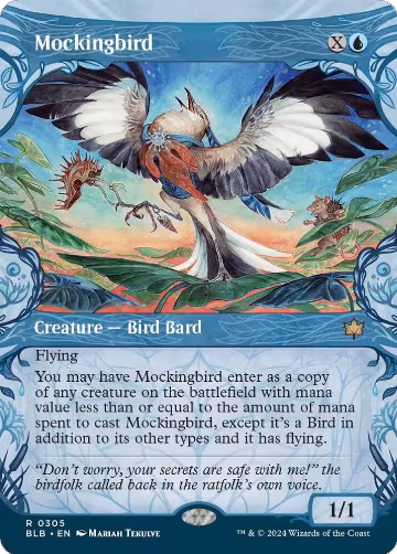 Mockingbird (Showcase) (305), Bloomburrow — Magic card price