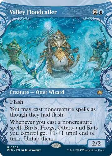 Valley Floodcaller (Showcase) (308), Bloomburrow — Magic card price