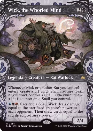 Wick, the Whorled Mind (Showcase) (314), Bloomburrow — Magic card price