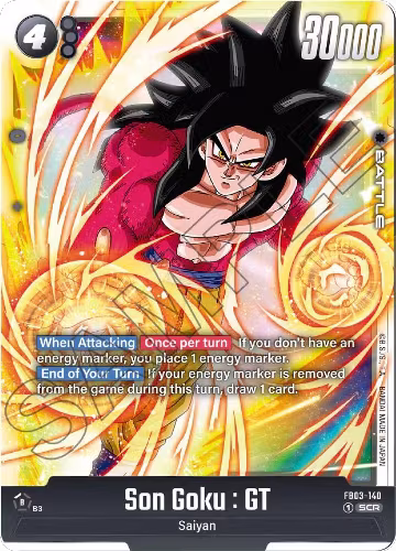 Son Goku : GT - FB03-140 (FB03-140), Raging Roar — DB Fusion card price
