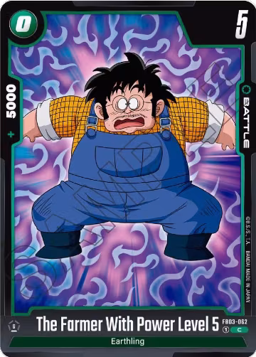 The Farmer With Power Level 5 (FB03-062), Raging Roar — DB Fusion card price