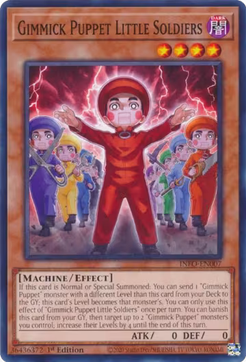 Gimmick Puppet Little Soldiers (INFO-EN007), The Infinite Forbidden — Yu-Gi-Oh! card price