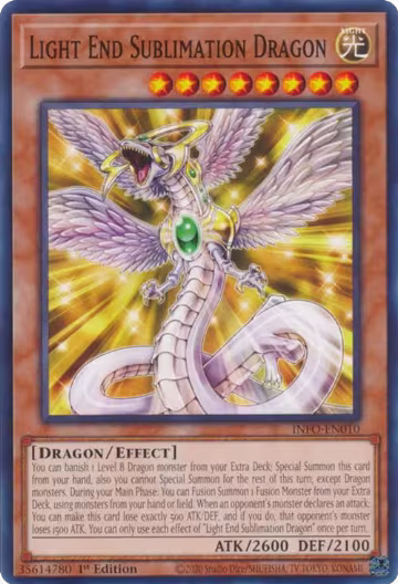 Light End Sublimation Dragon (INFO-EN010), The Infinite Forbidden — Yu-Gi-Oh! card price