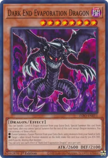 Dark End Evaporation Dragon (INFO-EN011), The Infinite Forbidden — Yu-Gi-Oh! card price