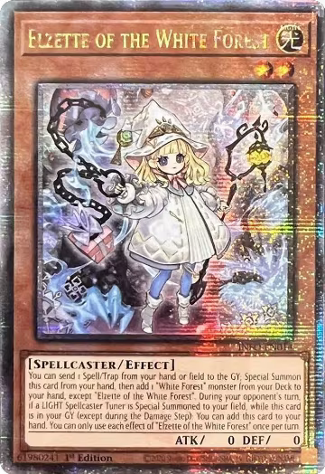 Elzette of the White Forest (Quarter Century Secret Rare) (INFO-EN014) — card price