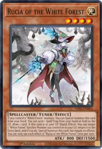 Rucia of the White Forest (INFO-EN016), The Infinite Forbidden — Yu-Gi-Oh! card price