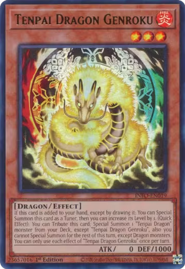 Tenpai Dragon Genroku (INFO-EN019), The Infinite Forbidden — Yu-Gi-Oh! card price