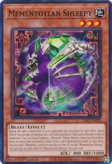 Mementotlan Shleepy (INFO-EN020), The Infinite Forbidden — Yu-Gi-Oh! card price