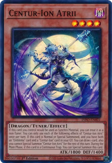 Centur-Ion Atrii (INFO-EN021), The Infinite Forbidden — Yu-Gi-Oh! card price