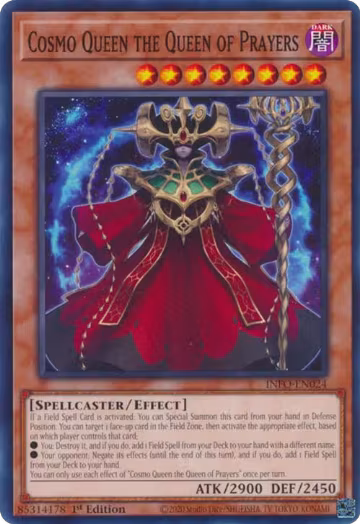 Cosmo Queen the Queen of Prayers (INFO-EN024), The Infinite Forbidden — Yu-Gi-Oh! card price